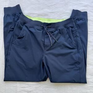 Birddogs Pants Mens XL Blue Joggers Elastic Waist Zip Pocket Stretch Athletic